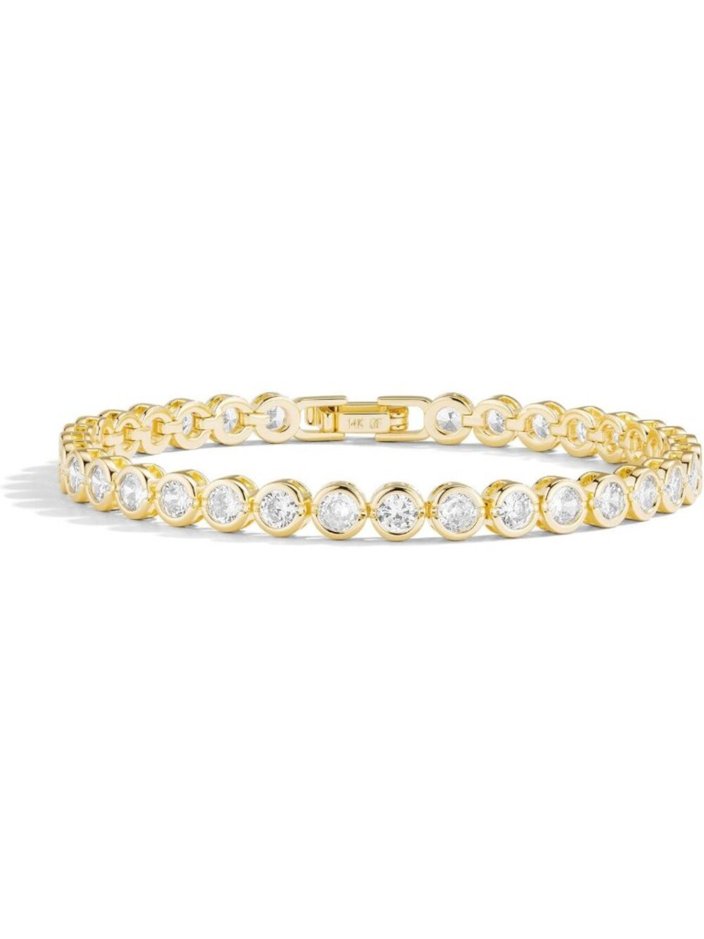 Stunning 14K Gold Filled Tennis Bracelet - 3.5MM Sparkling Elegance